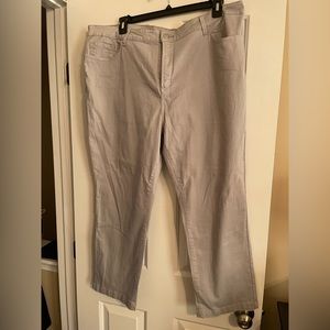 NYDJ gray ankle length denim pants